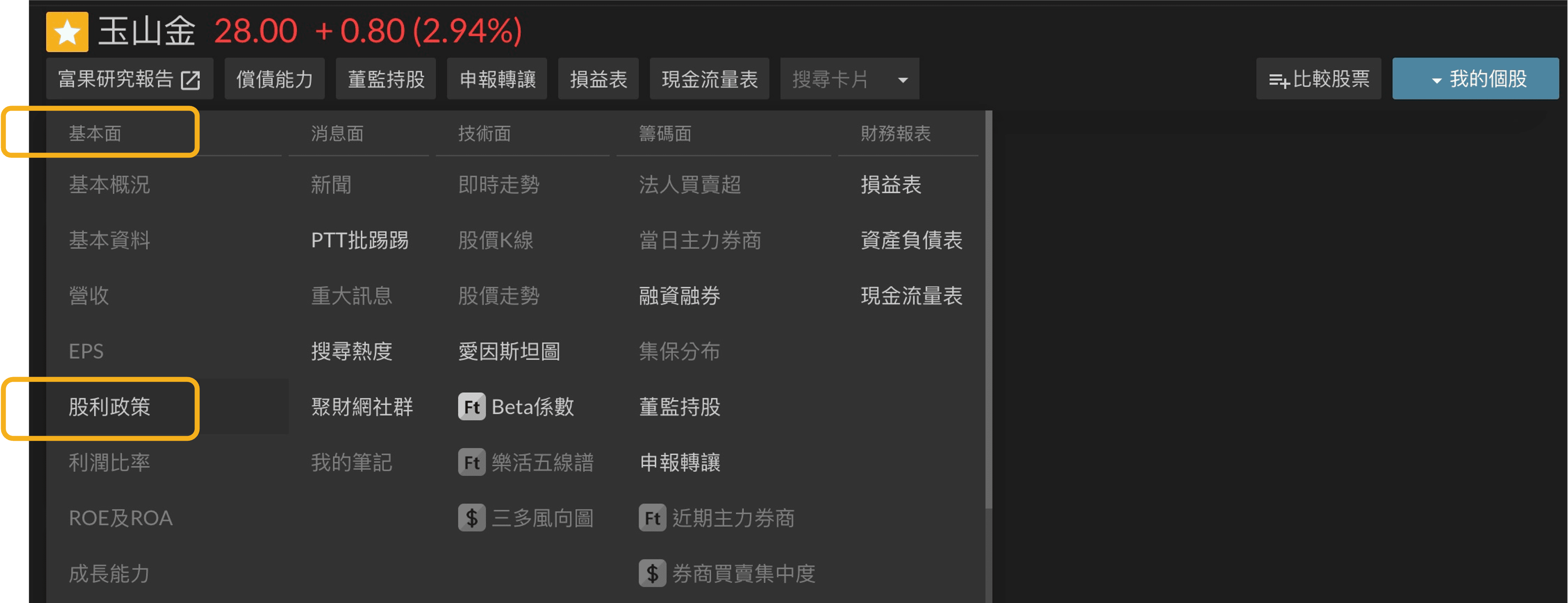 股利政策- 富果卡片- Fugle 富果客服中心